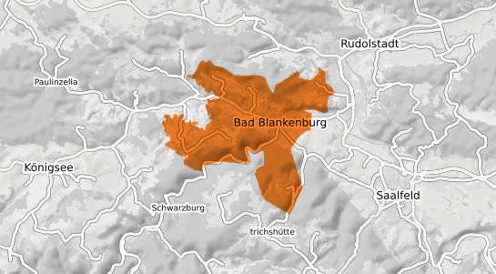 Mietspiegelkarte Bad Blankenburg